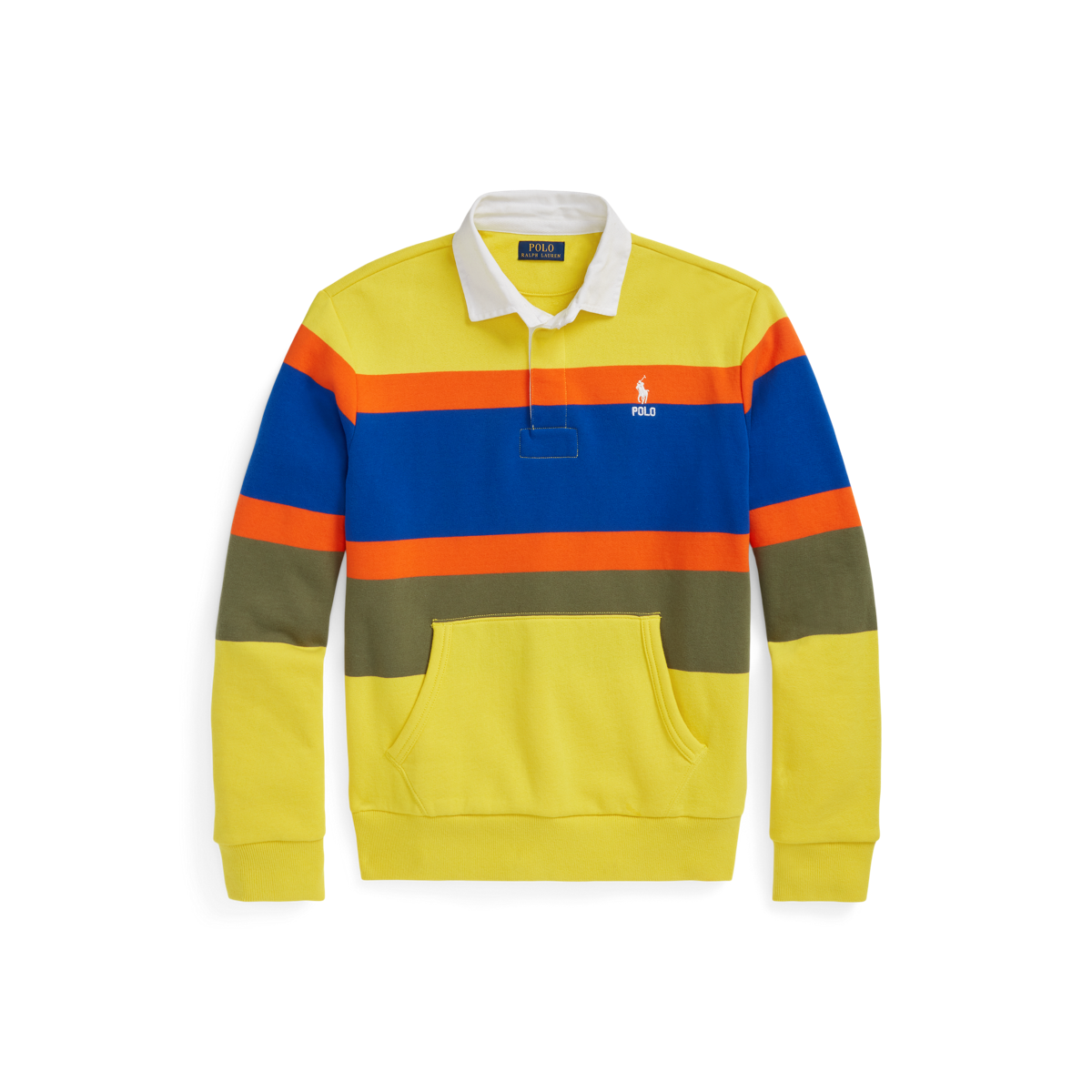 ★JEEP★ Brushed rugby sweatshirt Striped Fleece Rugby Sweatshirt | Ralph Lauren
