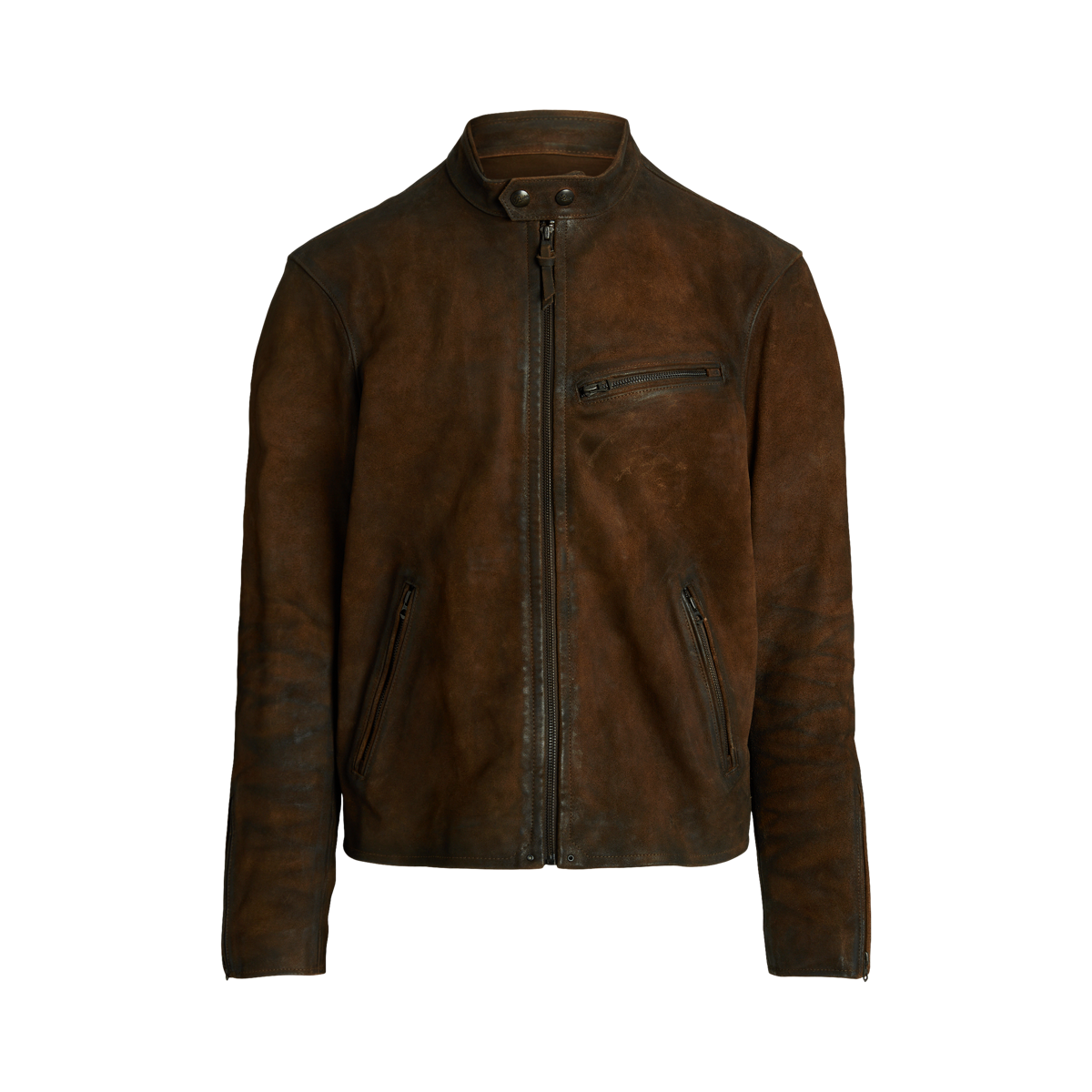 Roughout Suede Cafe Racer Jacket Ralph Lauren