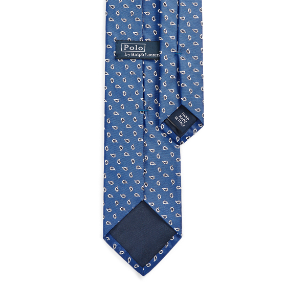 Blue Pine-Patterned Silk Tie Polo Ralph Lauren 2