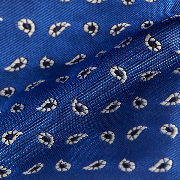Blue Pine-Patterned Silk Tie Polo Ralph Lauren 3