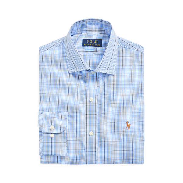 Slim Fit Plaid Performance Shirt Polo Ralph Lauren 1