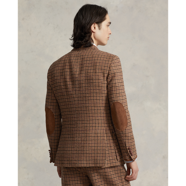 Brown/Tan The RL67 Plaid Wool Jacket Polo Ralph Lauren 5