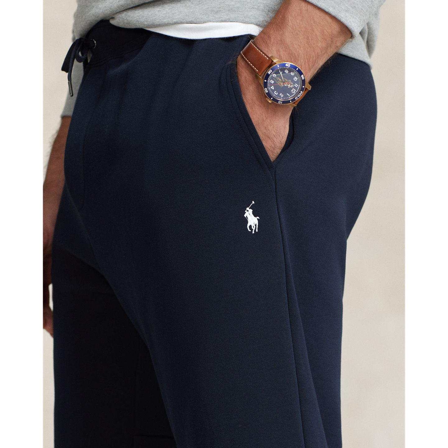 Шорты Ralph Lauren Double-Knit Short, цвет: Тёмно-синий — фото 3