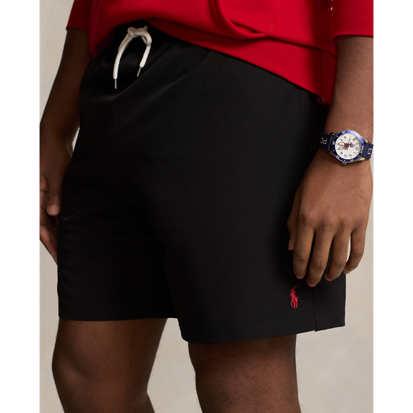 Polo Black Traveler Stretch Classic Fit Swim Trunk Big & Tall 6