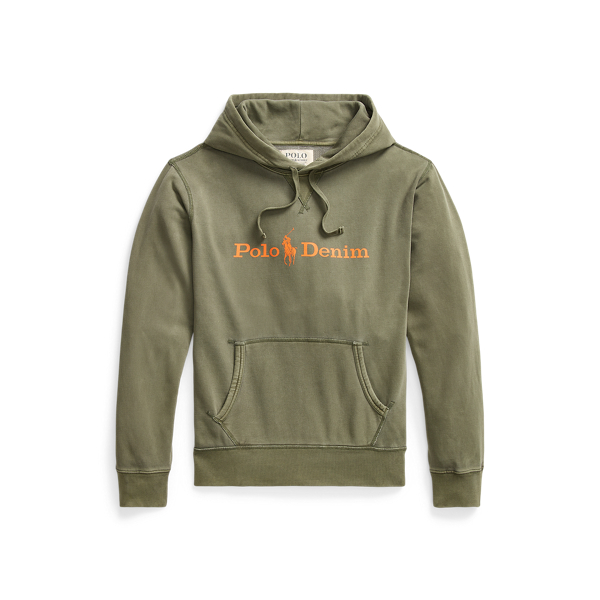 Sweat &agrave; capuche Polo Denim en molleton Polo Ralph Lauren en 1
