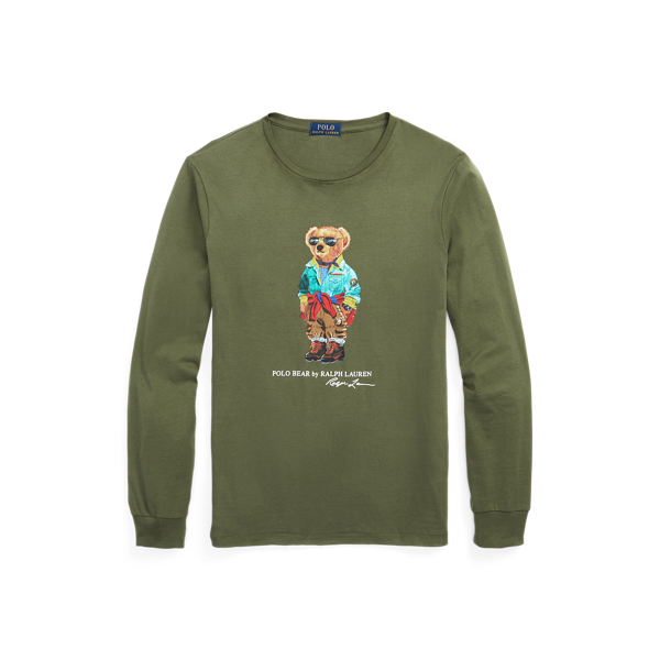 Dark Sage Colour Shp Custom Slim Polo Bear Jersey T-Shirt Polo Ralph Lauren 2