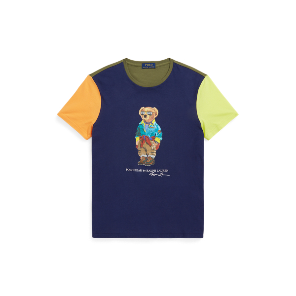 Custom-Slim T-Shirt mit Polo Bear Polo Ralph Lauren in Kreuzfahrt Navy Mu Clr Sp 2
