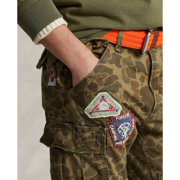 Frog Camo Slim Fit Camo Canvas Cargo Pant Polo Ralph Lauren 6