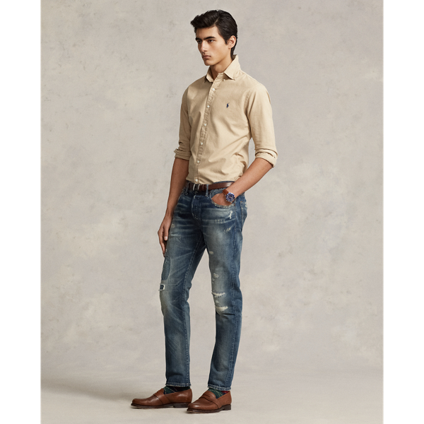 Custom Fit Garment-Dyed Oxford Shirt