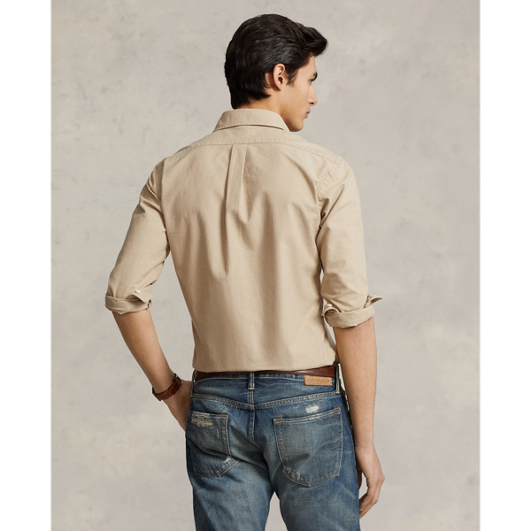 Custom Fit Garment-Dyed Oxford Shirt