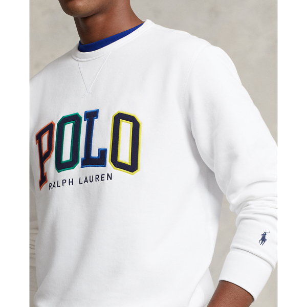 White The RL Fleece Logo Sweatshirt Polo Ralph Lauren 6