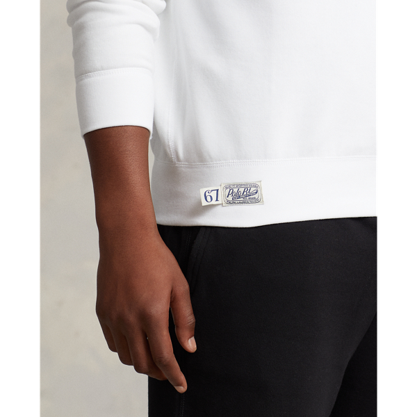 White The RL Fleece Logo Sweatshirt Polo Ralph Lauren 7