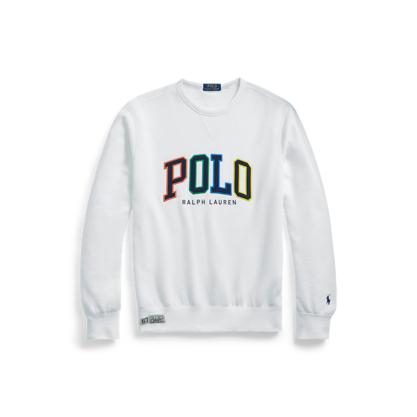White The RL Fleece Logo Sweatshirt Polo Ralph Lauren 2