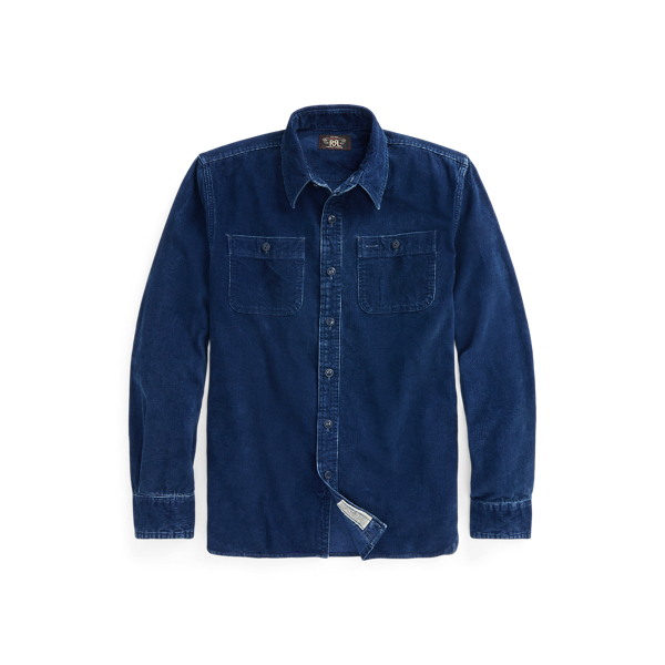 Indigo Corduroy Workshirt RRL 1
