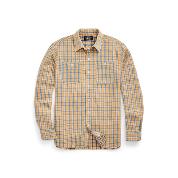 Plaid Woven Workshirt RRL 1