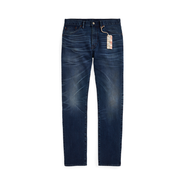 High Slim Fit Indigo Bedford Cord Trous