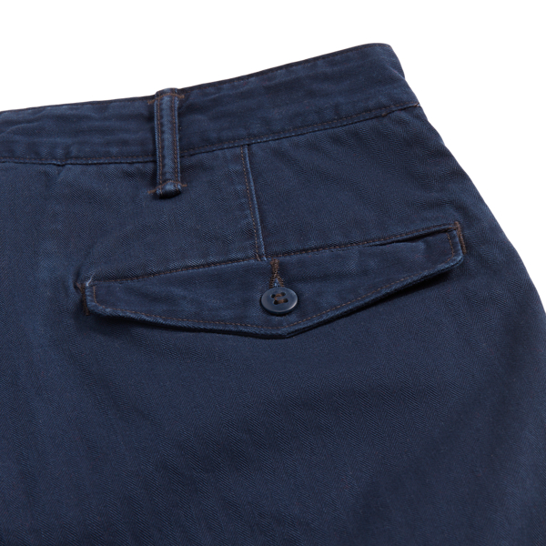 Worth Navy Slim Fit Herringbone Twill Pant RRL 4