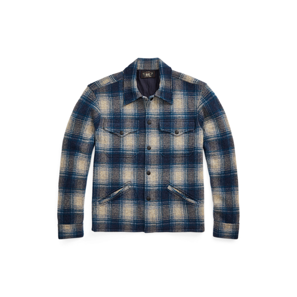 Plaid Wool-Cashmere Workshirt Jumper RRL 1