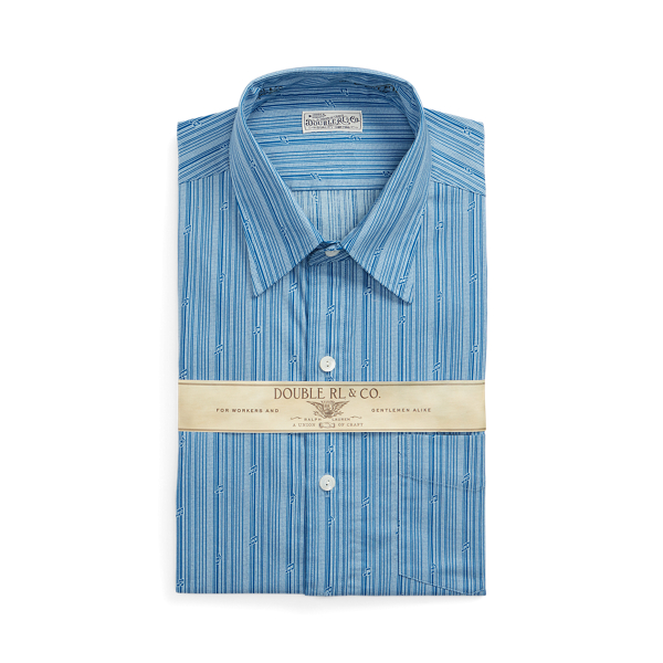 Slim Fit Musical-Note Striped Shirt RRL 1