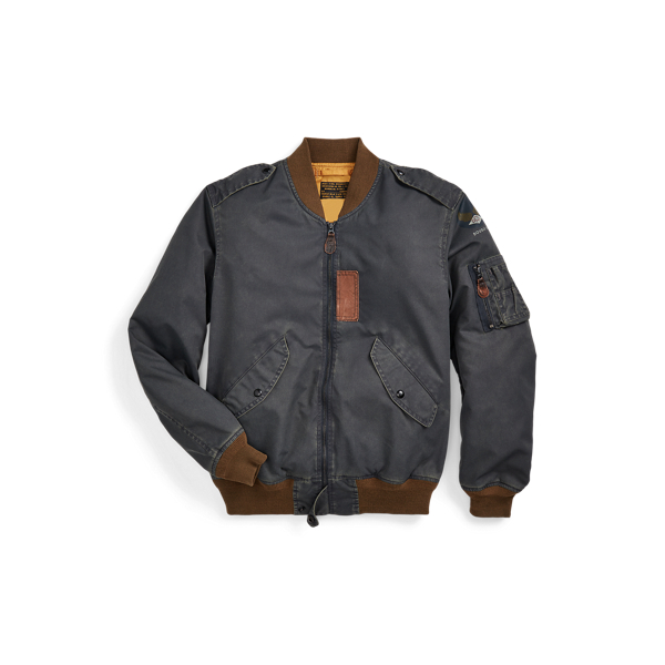 Twill Flight Jacket Ralph Lauren