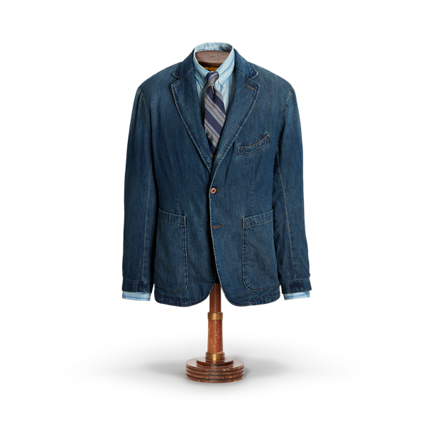 Blue denim sport coat best sale