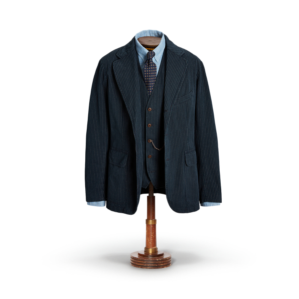 Unconstructed Herringbone Sport Coat RRL 1