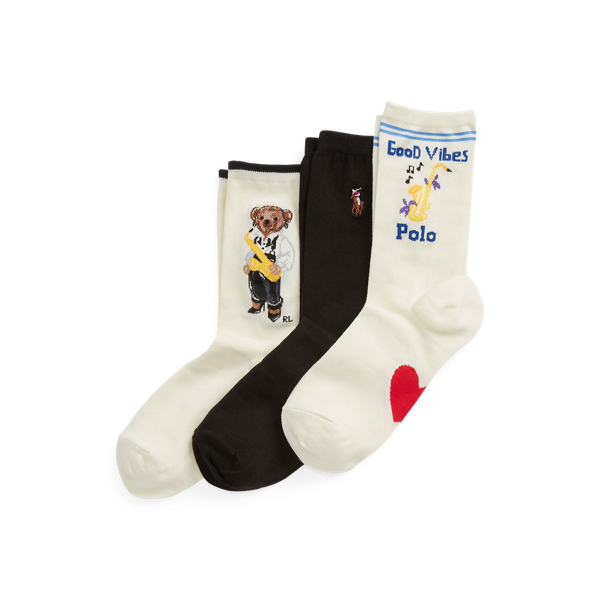 Tre paia di calze Jazz Polo Bear