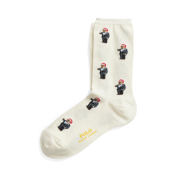 Polo ralph lauren teddy bear socks hotsell