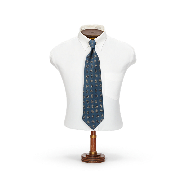 Handmade Geometric-Pine Silk Tie