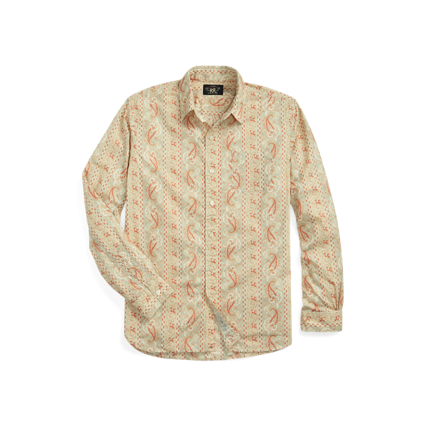 Gewebtes Hemd mit Paisley-Muster RRL in 1