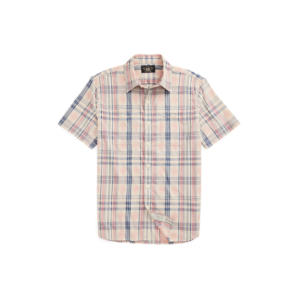 Jacquard madras werkoverhemd RRL in 1