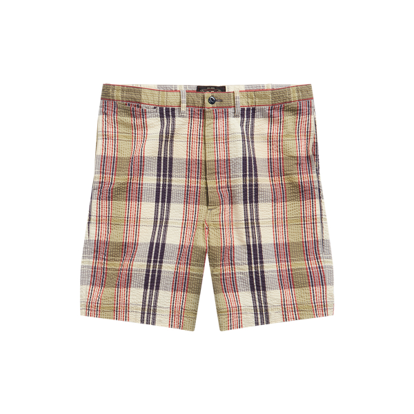 Seersucker Madras Officer's Short