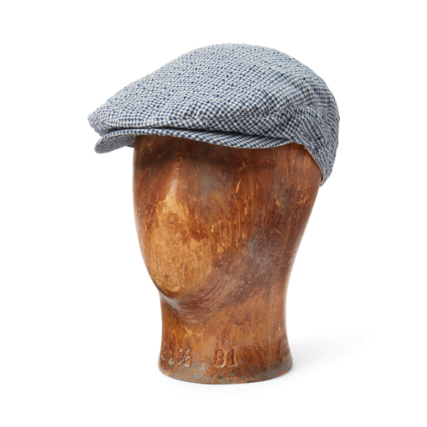 Gingham Seersucker Driver's Cap