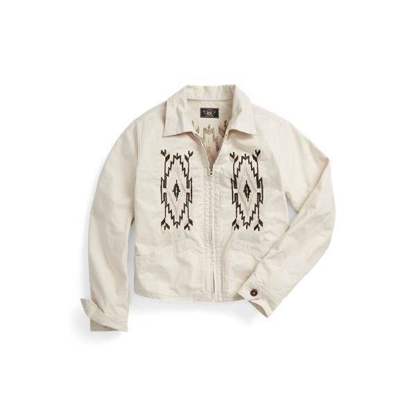 Embroidered Slub-Woven Jacket RRL 1