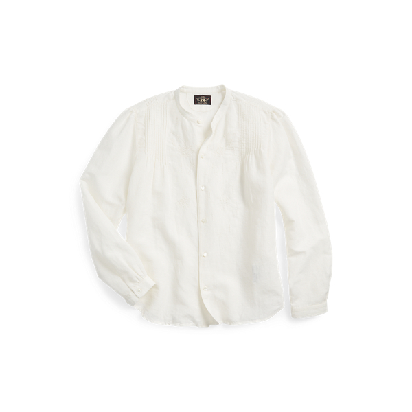 Embroidered Linen-Cotton Blouse RRL 1