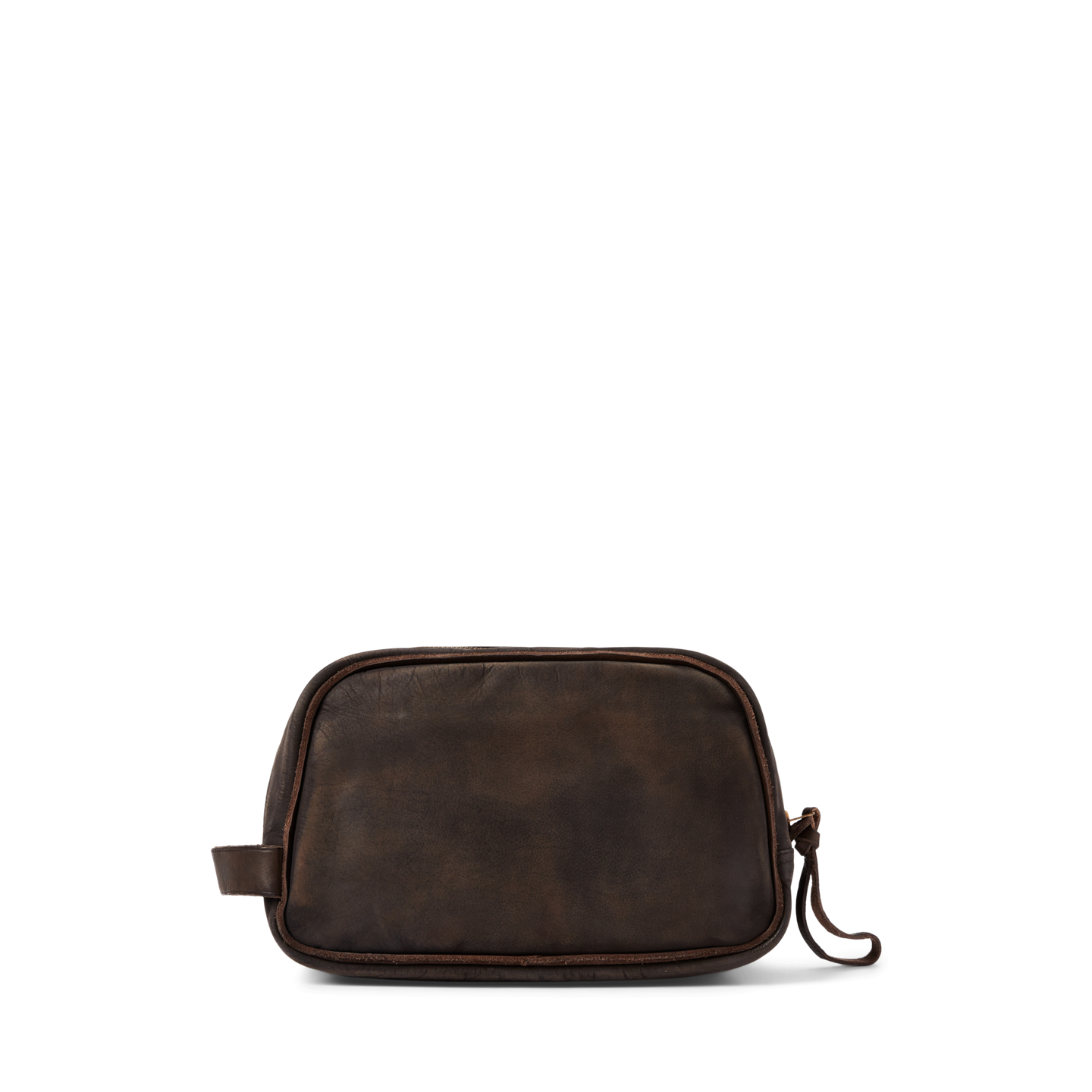 Ralph Lauren Leather Travel Case, цвет: Тёмный коричневый — фото 2