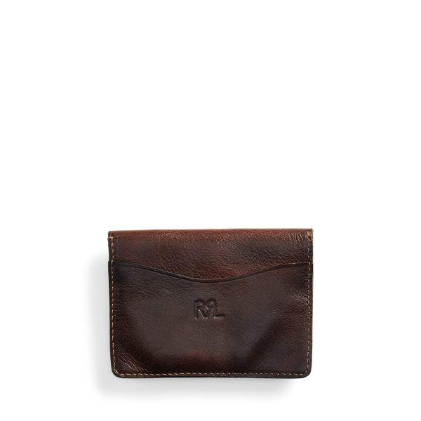 Ralph Laurenラルフローレン テクスチャードレザー カードケース POLO RALPH LAUREN パスケース ソフトシュリンクレザー IDカード