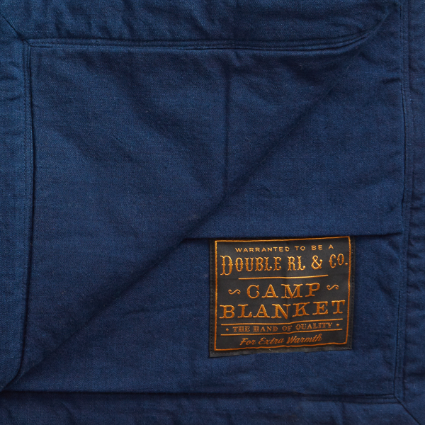 Indigo/Cream Limited-Edition Indigo Patchwork Quilt RRL 3