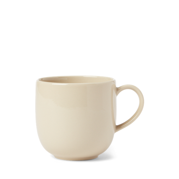 Caneca com log&oacute;tipo de jaqueta RRL em Creme/azul-marinho 2
