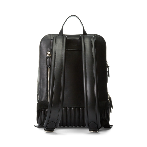 Zaino in pelle trapuntata Purple Label in Nero 5
