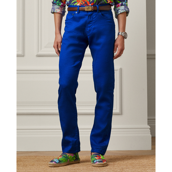 Slim-Fit Stretchjeans mit Leinen Purple Label in Kl. Kopenhagenblau 4