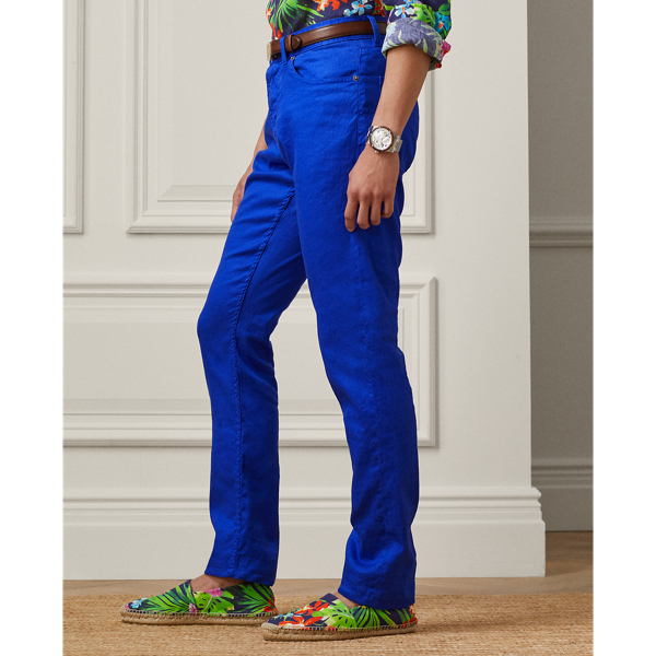 Slim-Fit Stretchjeans mit Leinen Purple Label in Kl. Kopenhagenblau 5