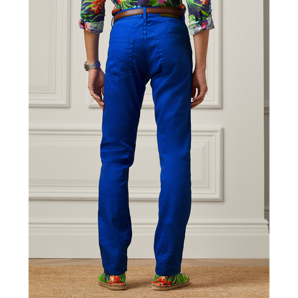 Slim-Fit Stretchjeans mit Leinen Purple Label in Kl. Kopenhagenblau 6