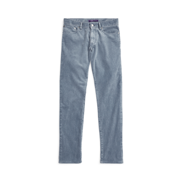 Slim Fit Stretch Corduroy Trouser Purple Label 1