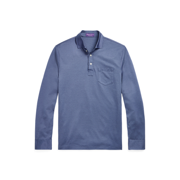 Camisa Polo de malha mesclada Purple Label em 1