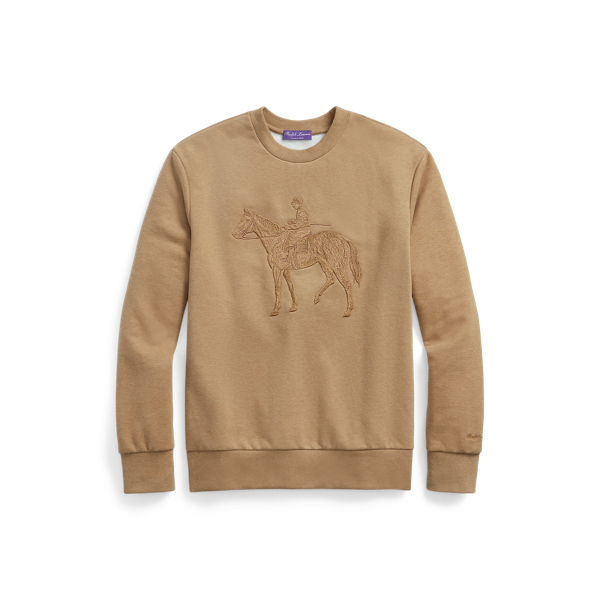 Sweat cheval &agrave; l'arr&ecirc;t en molleton Purple Label en 1