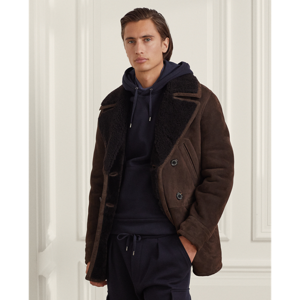 Shearling Peacoat for Men Ralph Lauren® KW