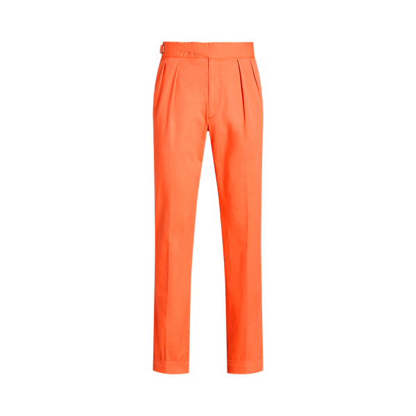 Hand-Tailored Stretch Chino Trouser Purple Label 1