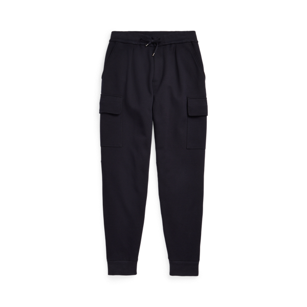 Double-Knit Cargo Jogging Bottom Purple Label 1