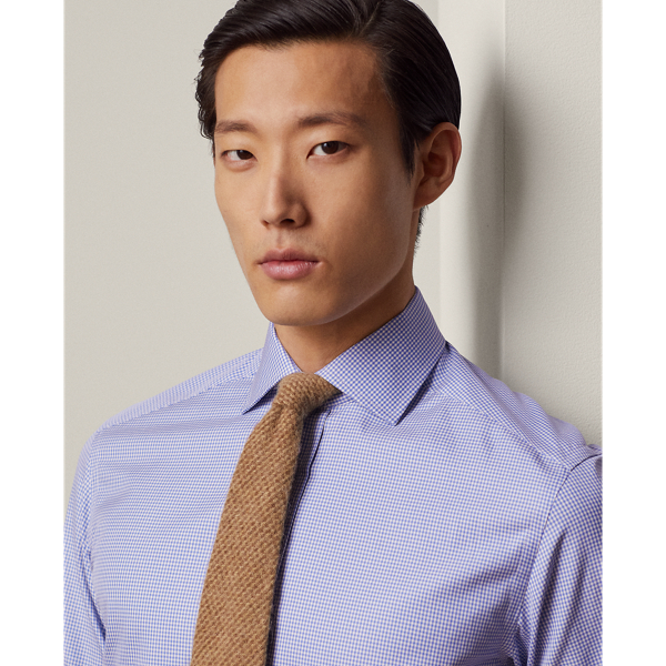 Blue Gingham Shirt Purple Label 6